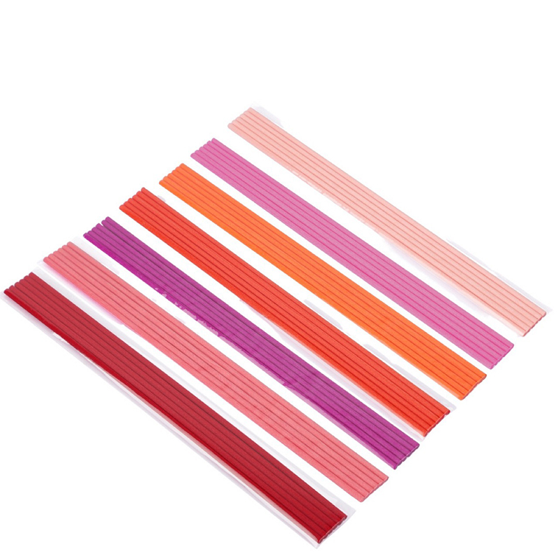 Home Fragrance Logo - 50pcs 22cmx3mm Colored Fiber Rattan Stick