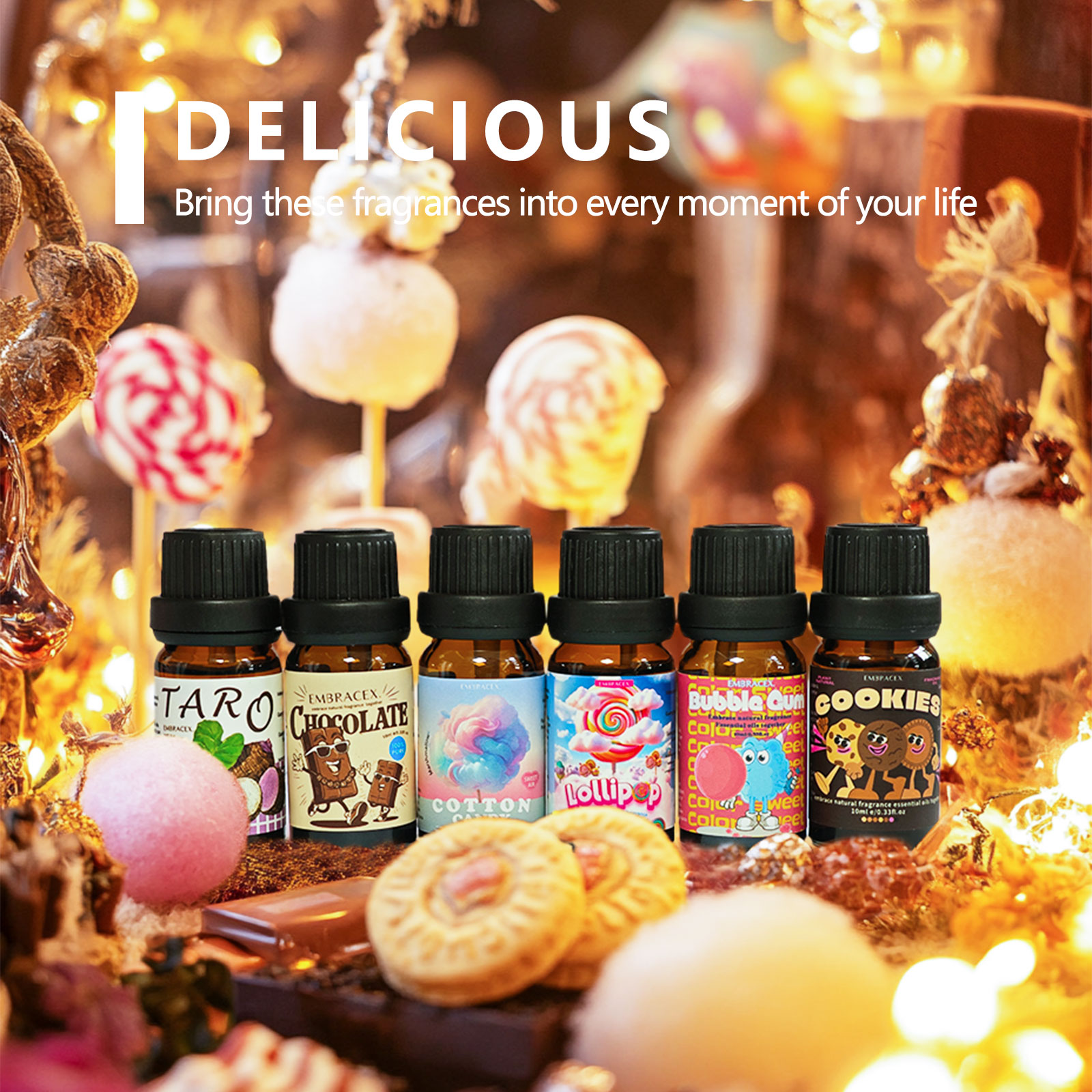6PC/1Set Delicious Fragrance O - Home Fragrance Usa recension och pris